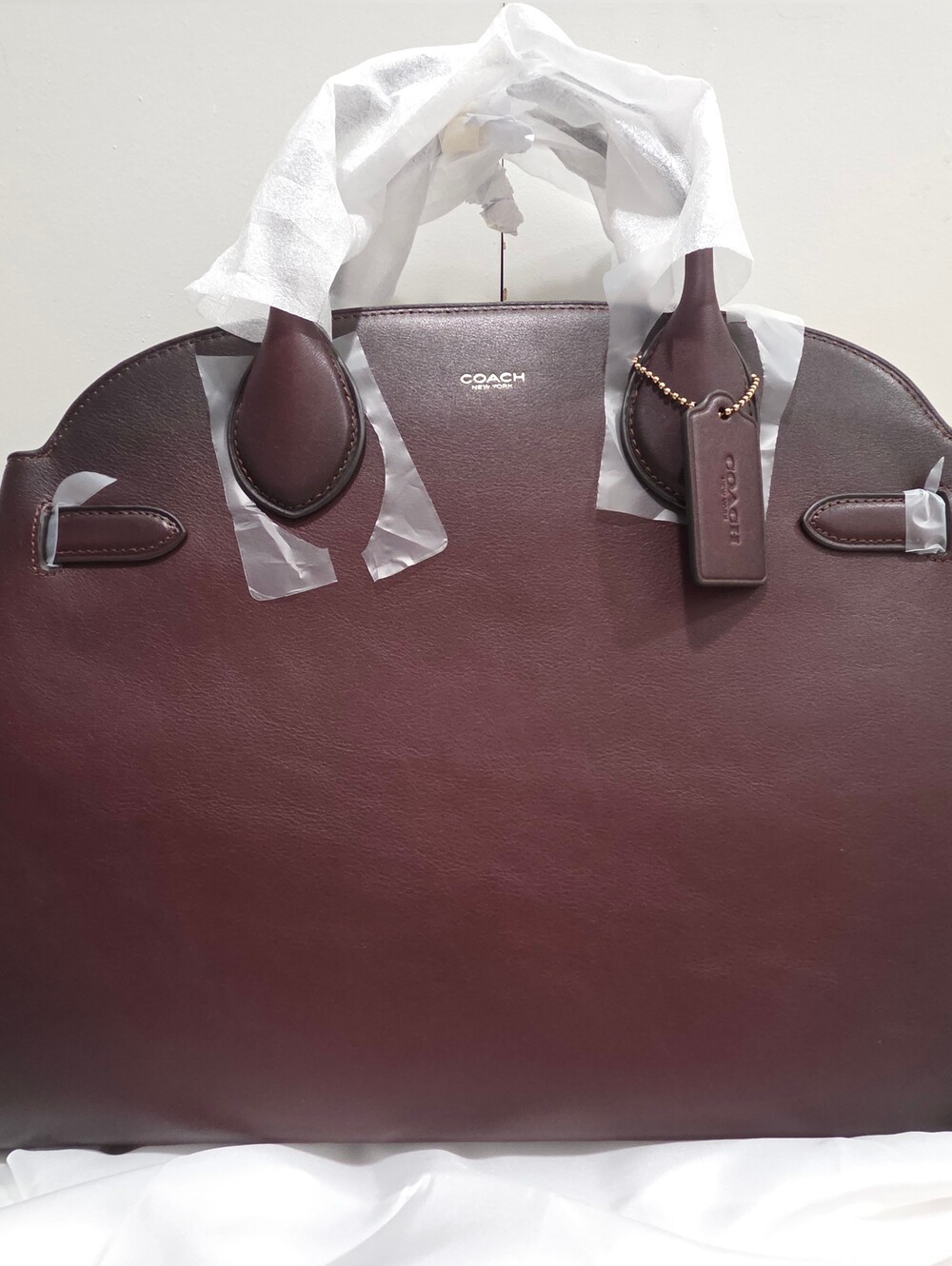Coach NWT Empire 40 - Burnished Merlot/Brass - Below Retail/FREE Ship - Picture 4 of 14